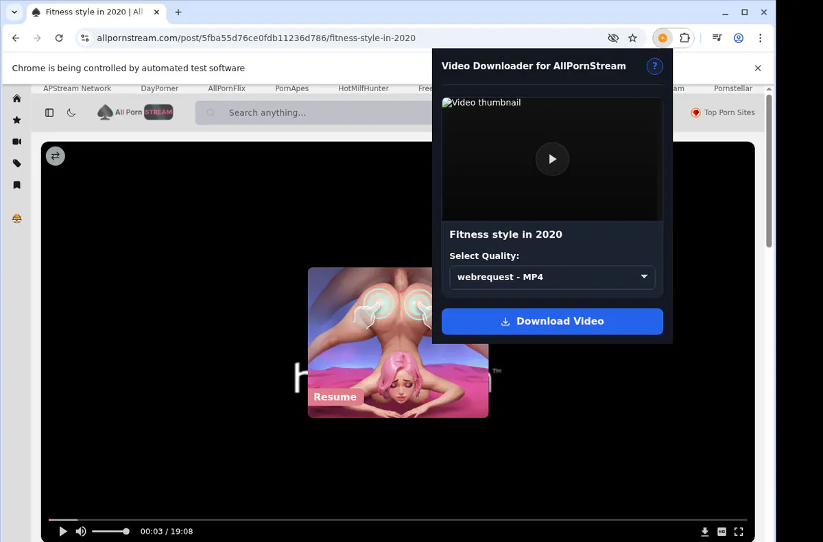 Allpornstream Video Downloader screenshot 3